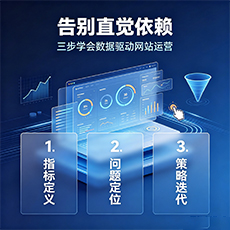 郏县建站-告别直觉依赖：三步学会数据驱动网站运营
